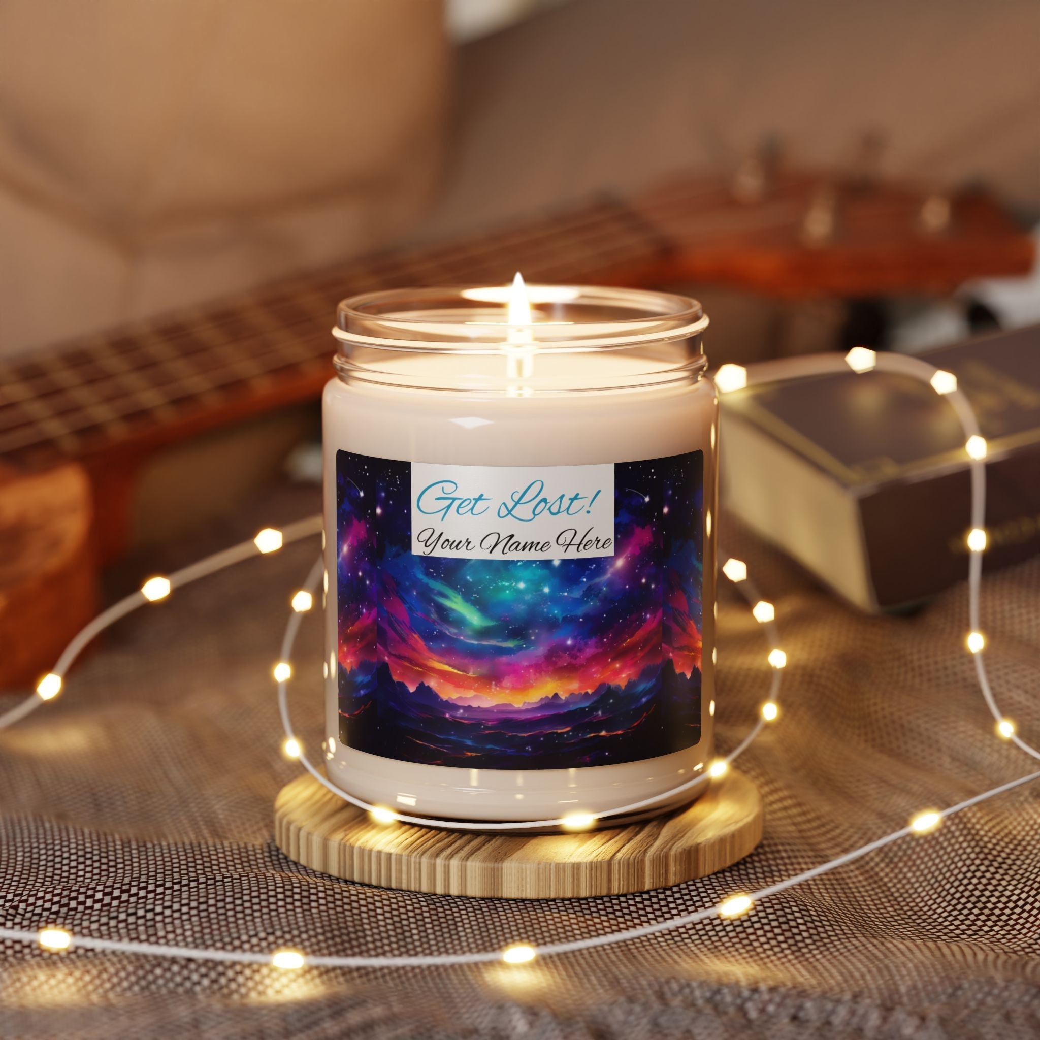 Vibrant Galaxy Get Lost In Space Scented Soy Candle - 9oz - Perfect for Relaxation and Home Décor - S-Mart Shop Smart Treasures