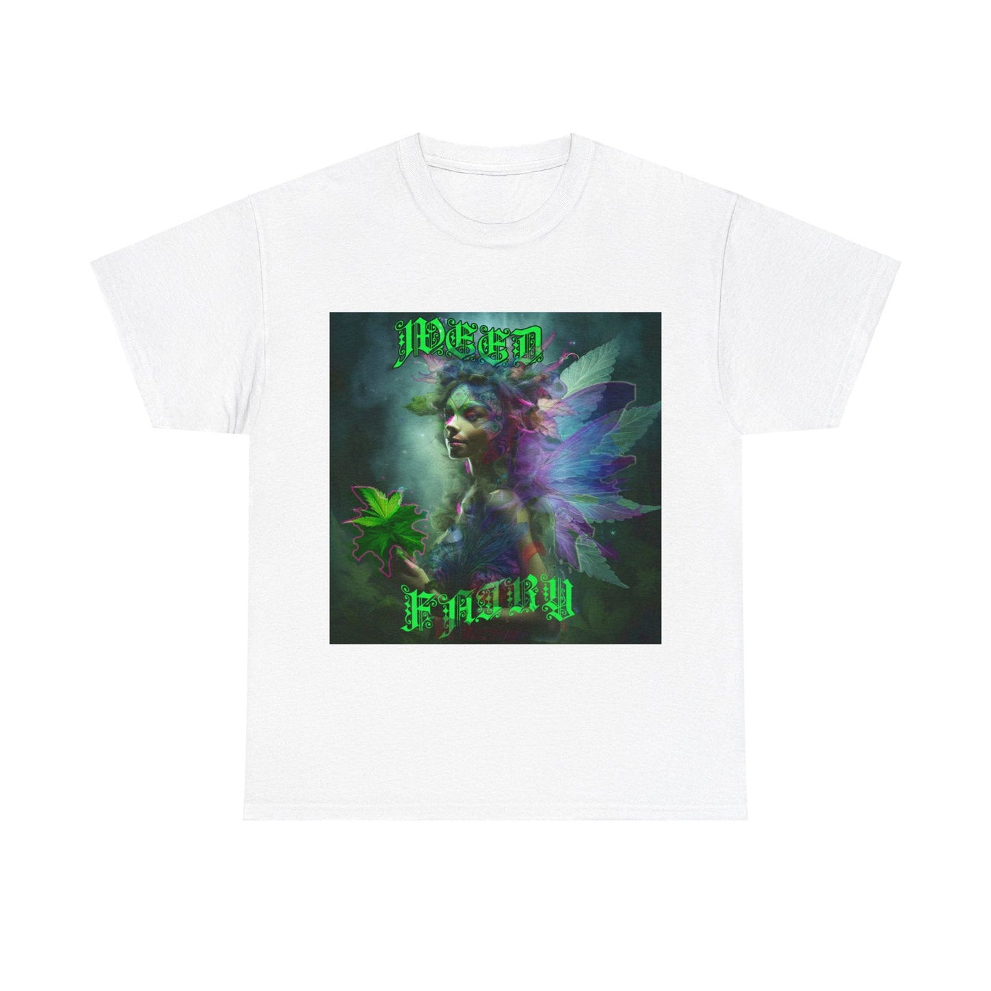 weed Fairy Unisex Heavy Cotton Tee - S-Mart Shop Smart Treasures