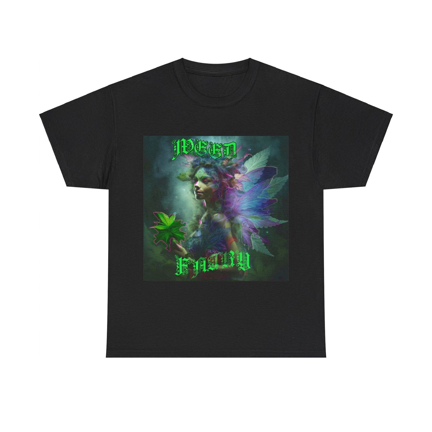 weed Fairy Unisex Heavy Cotton Tee - S-Mart Shop Smart Treasures