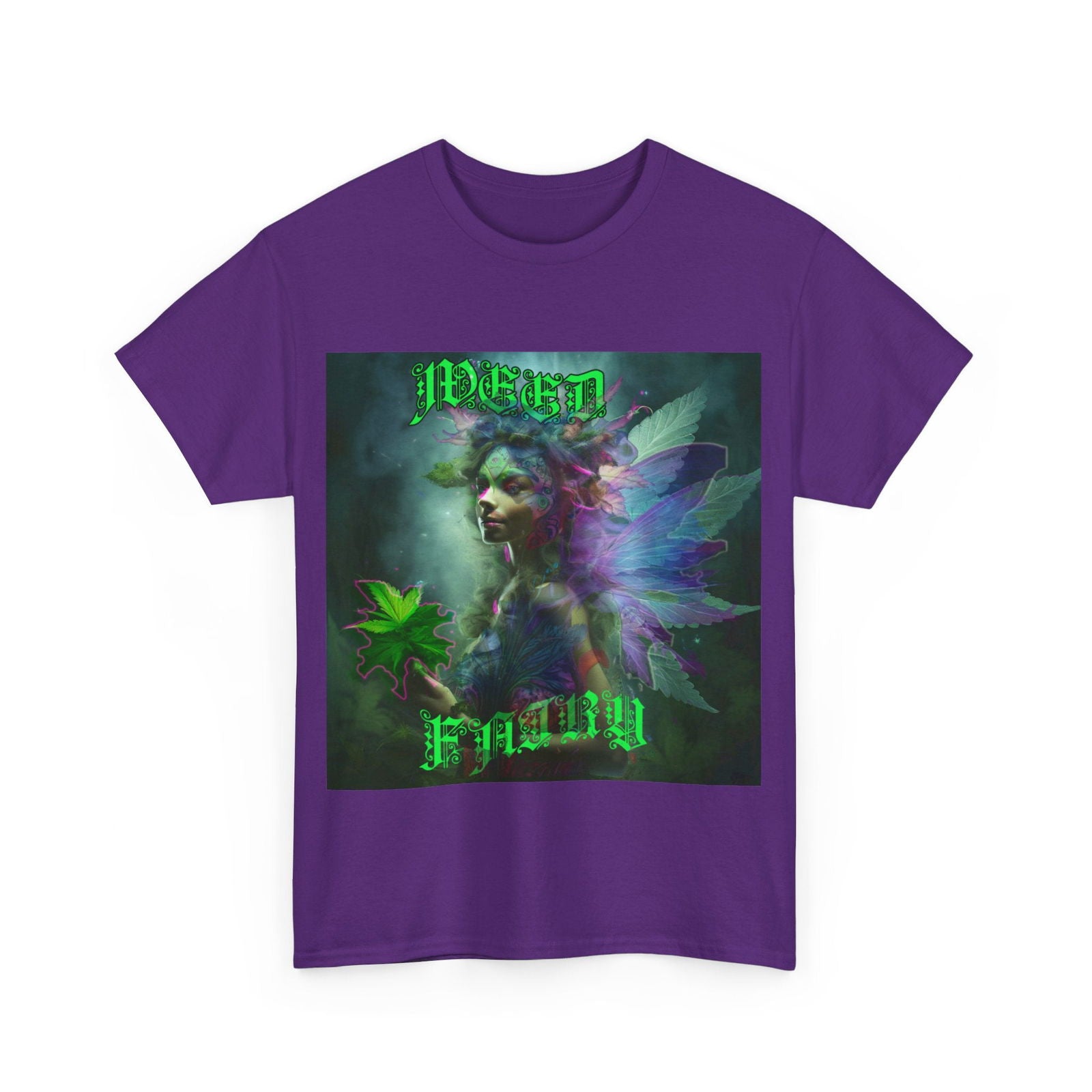 weed Fairy Unisex Heavy Cotton Tee - S-Mart Shop Smart Treasures