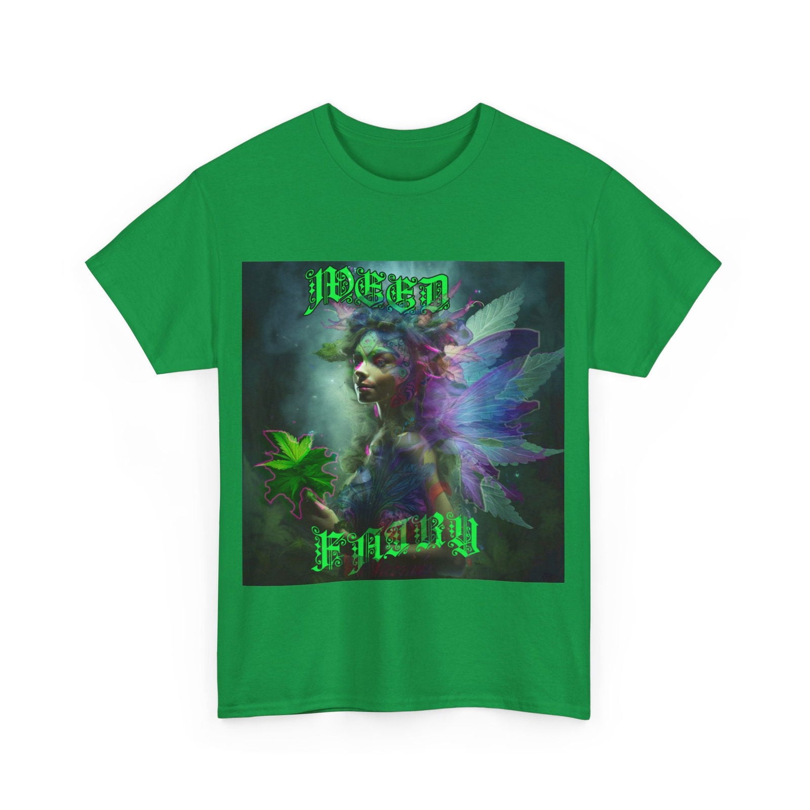 weed Fairy Unisex Heavy Cotton Tee - S-Mart Shop Smart Treasures