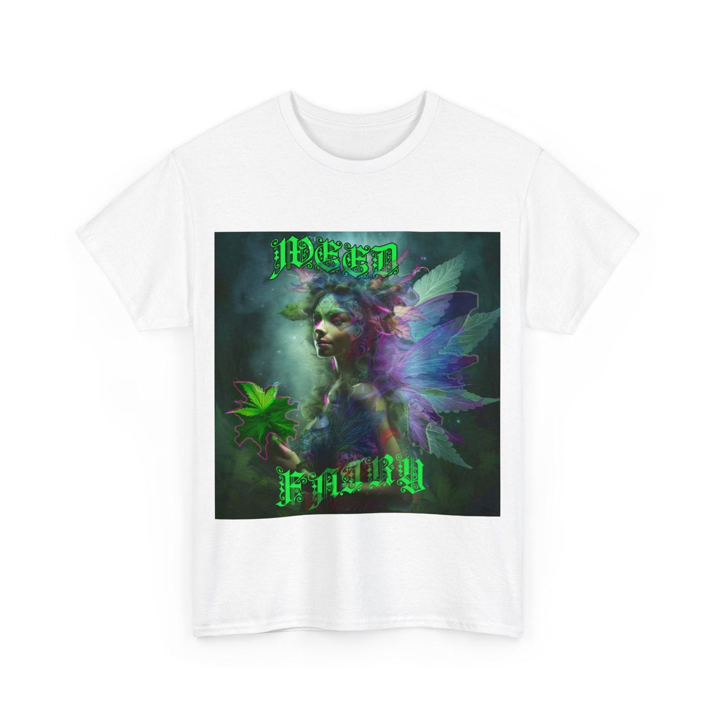 weed Fairy Unisex Heavy Cotton Tee - S-Mart Shop Smart Treasures
