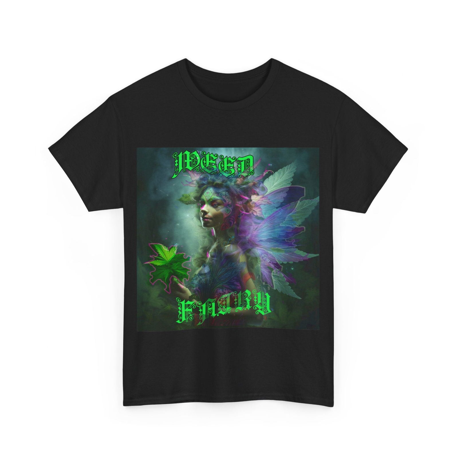 weed Fairy Unisex Heavy Cotton Tee - S-Mart Shop Smart Treasures