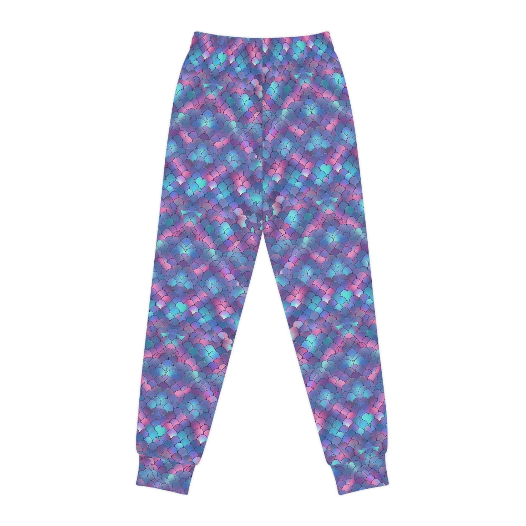 Youth Joggers with Colorful Geometric Pattern - Trendy Comfort for Active Kids - S - Mart Shop Smart Treasures