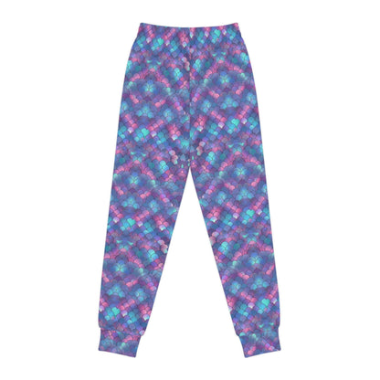 Youth Joggers with Colorful Geometric Pattern - Trendy Comfort for Active Kids - S-Mart Shop Smart Treasures