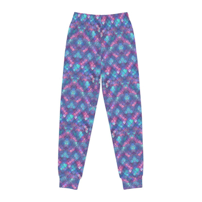 Youth Joggers with Colorful Geometric Pattern - Trendy Comfort for Active Kids - S-Mart Shop Smart Treasures