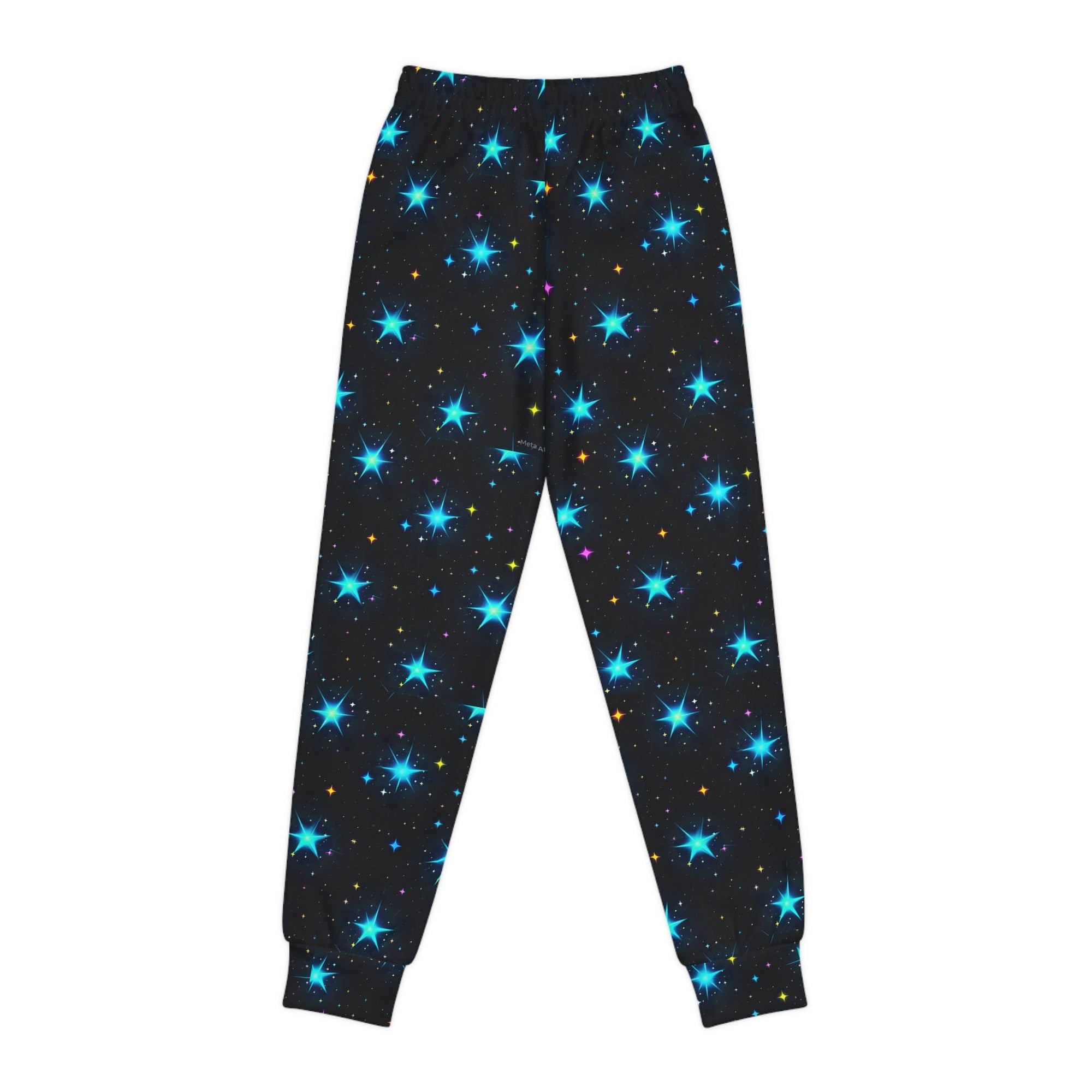 Youth Starry Night Joggers - Cozy Space - Themed Pants for Kids - S - Mart Shop Smart Treasures