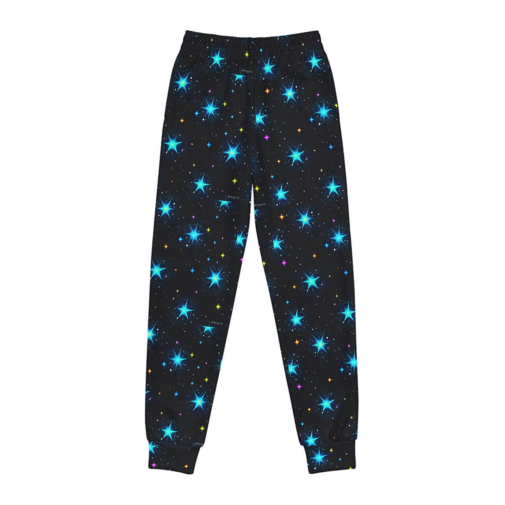 Youth Starry Night Joggers - Cozy Space - Themed Pants for Kids - S - Mart Shop Smart Treasures