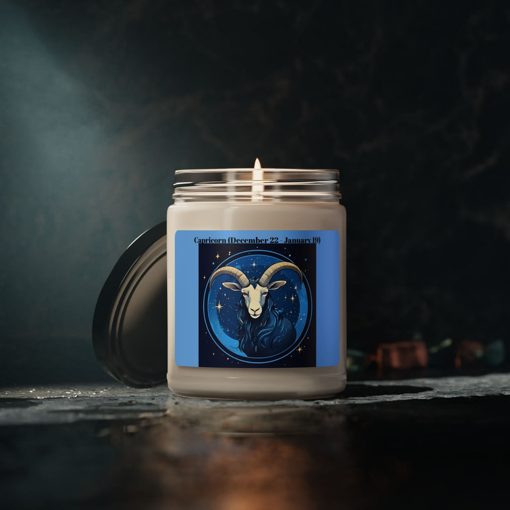 Zodiac Scented Soy Candle - Capricorn (December 22 - January 19) - S - Mart Shop Smart Treasures